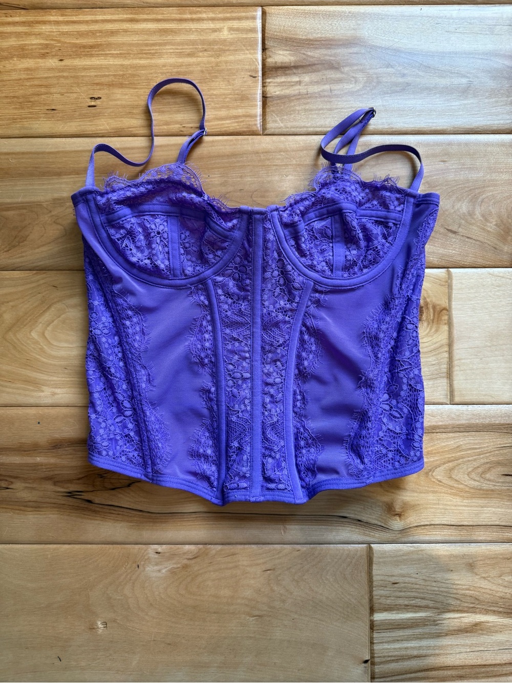 Urban Outfitters Violet Lace Corset Top